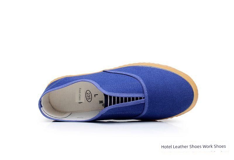 Slip-on Rubber Sole Elastic Mouth Canvas Shoes_voghion.com