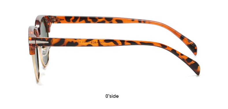 Sončna očala Jet New TR90 5093 s polkroglim okvirjem in polariziranimi okvirji za moške in ženske_voghion.com