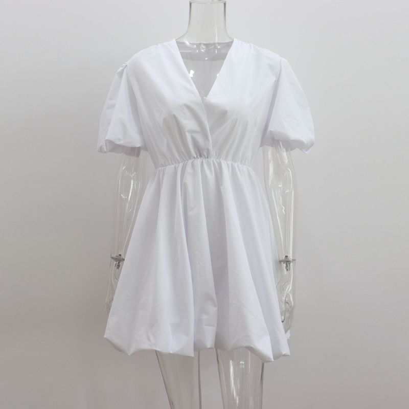 Pink Denim Loose Striped Sleeveless Long Neck Square Midi Mini Summer End Zipper Solid Printed Breathable Dress Gown_voghion.com