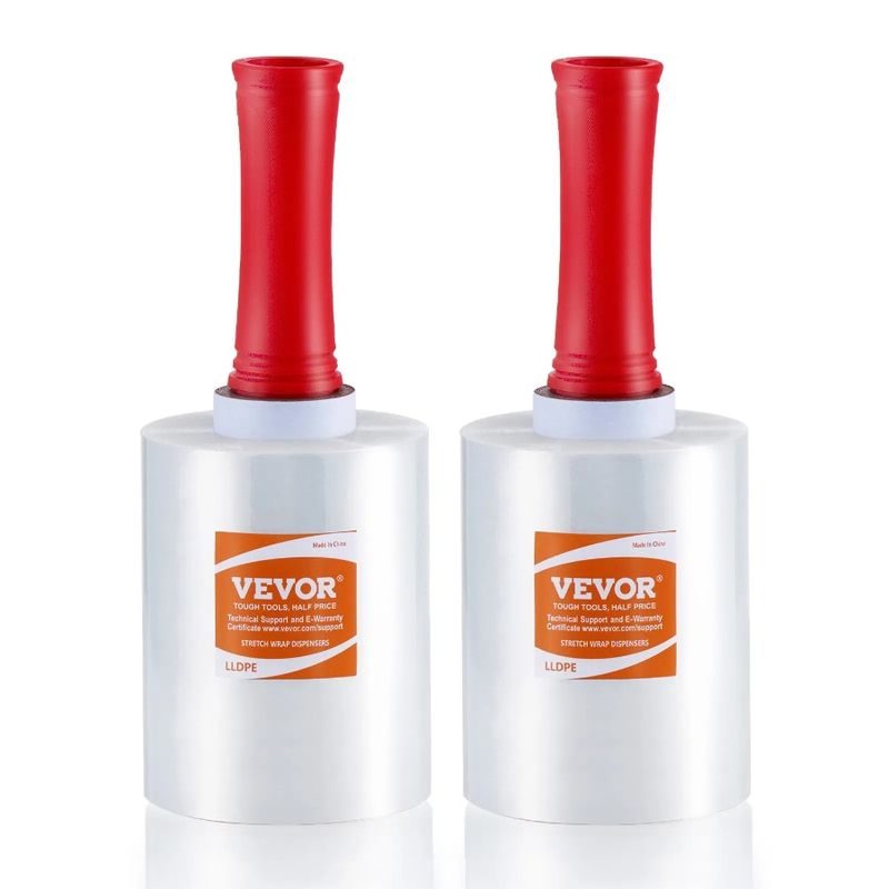 Confezione di pellicola 5 Shrink 2 S Strength Heavy Wrap Stretch Duty Stretch Gauge 1000 Pellicola industriale trasparente 80 piedi pollici Rotolo X durevole_voghion.com