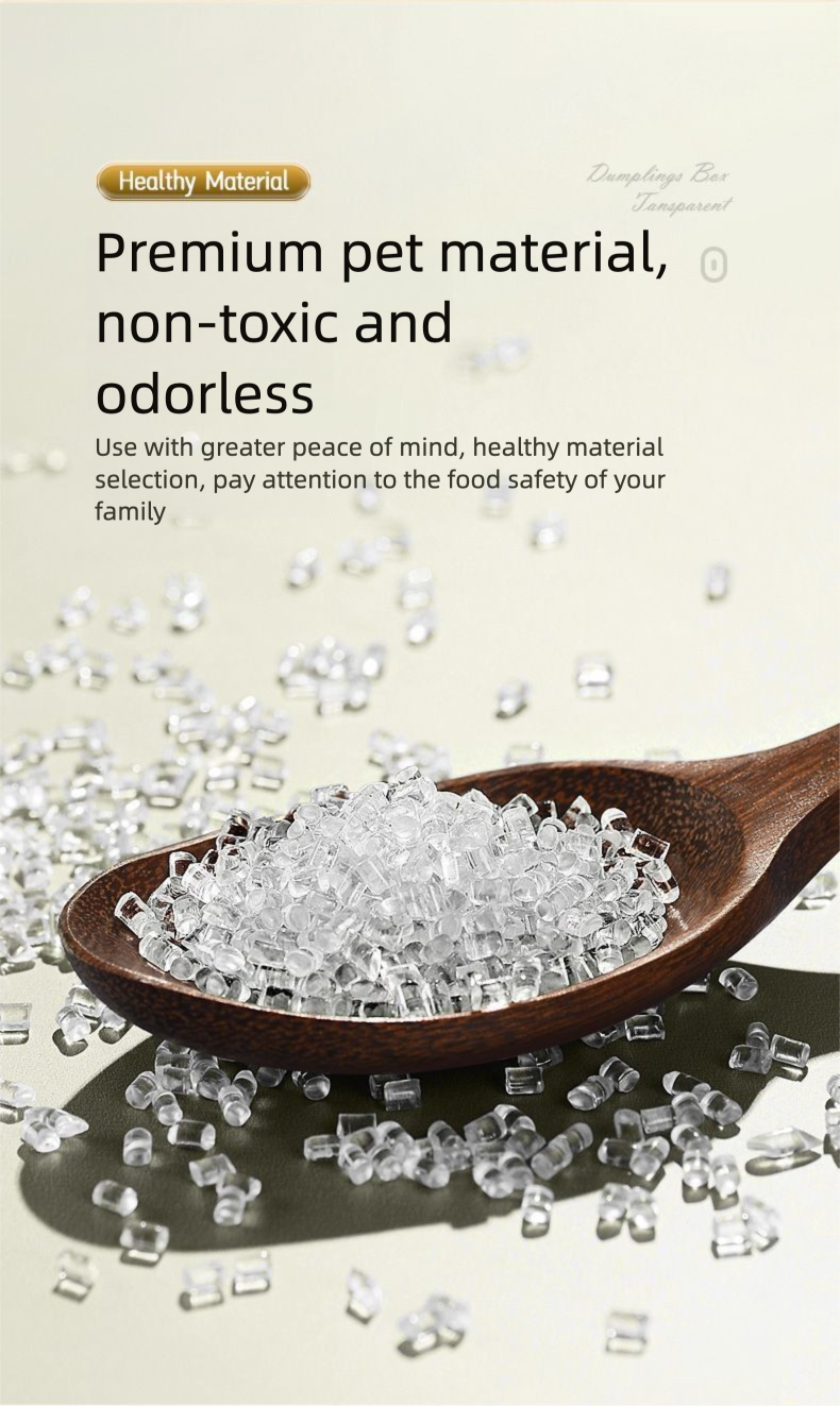 Dumpling Storage Freezer Kitchen Food Grade Timer Quick-Frozen Dumplings Wonton Refrigerator Sealed Fresh-Keeping Box_voghion.com