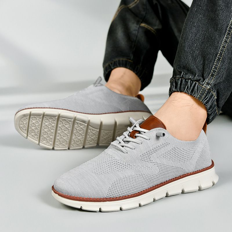 2023 Britse stijl zomer ademende sneakers mesh heren grote maat 48 trendy hardloopschoenen_voghion.com