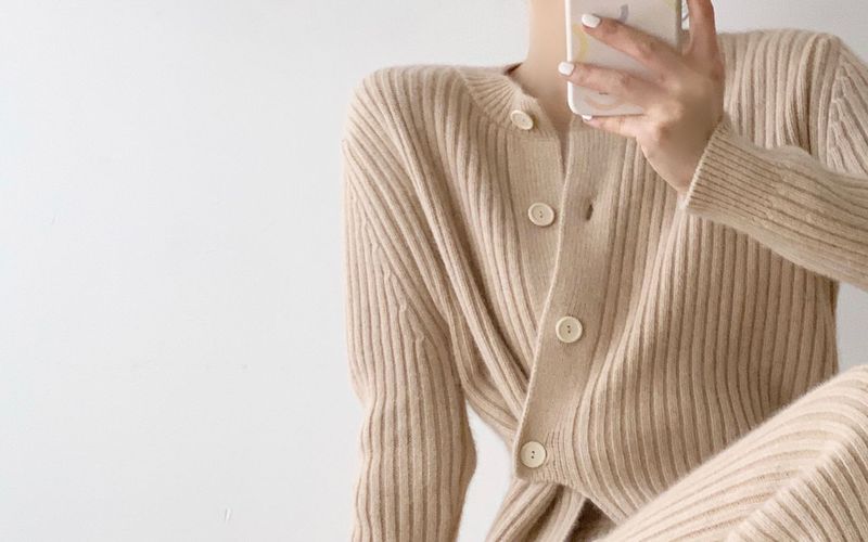 Autunno Inverno Nuovo Maglione Lavorato a Maglia per Donna Design Unico Alla Moda Dimagrante Cardigan Pantaloni A Gamba Larga Due_voghion.com