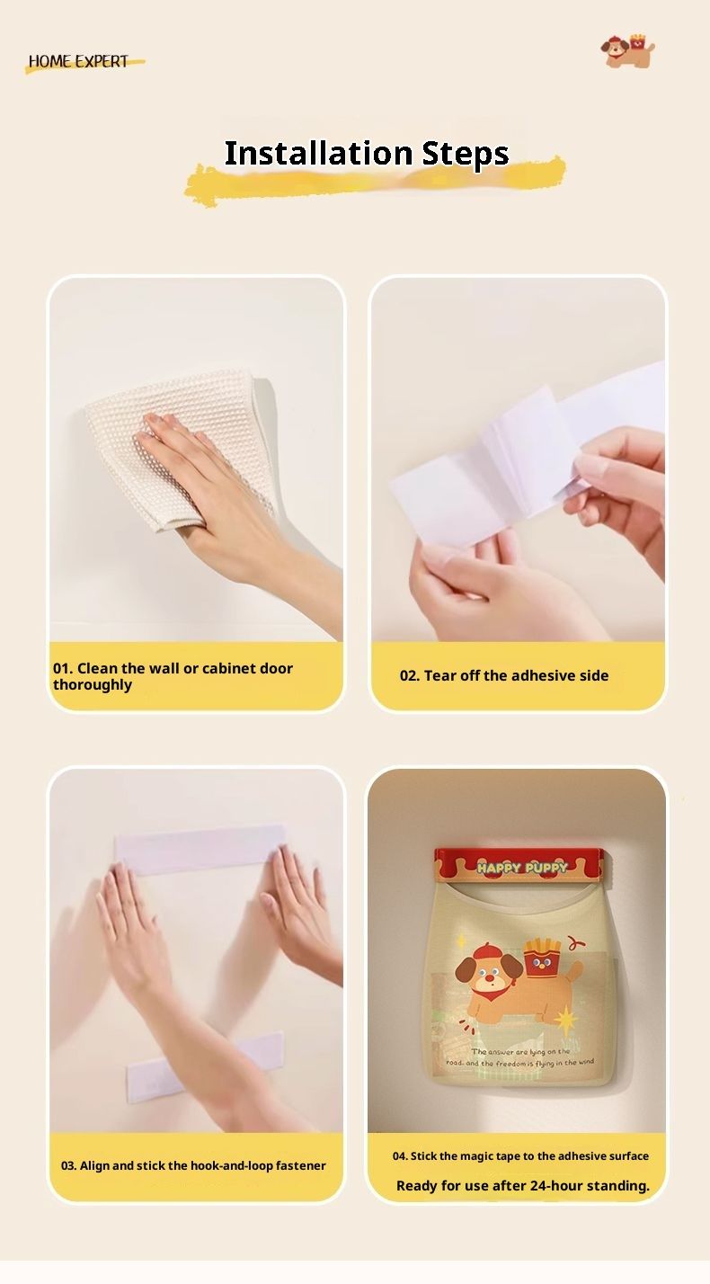 Müllbeutel, Aufbewahrungsbeutel, Sockenbeutel, Netzbeutel, Wandhalterung für Studentenwohnheime, Unterwäsche, Küchenartikel, Zauber-Hängebeutel mit großem Fassungsvermögen_voghion.com