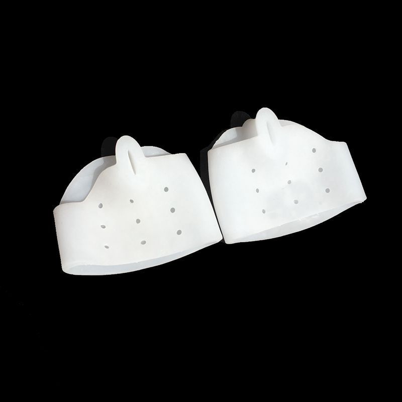 Half Palm Pad Voorkant Half Binnenzool Siliconen Voorvoet Pad Halve Maat Hoge Hakken Anti-Pijn Anti-Slip Boven- en Onderkant Negen Gaten_voghion.com