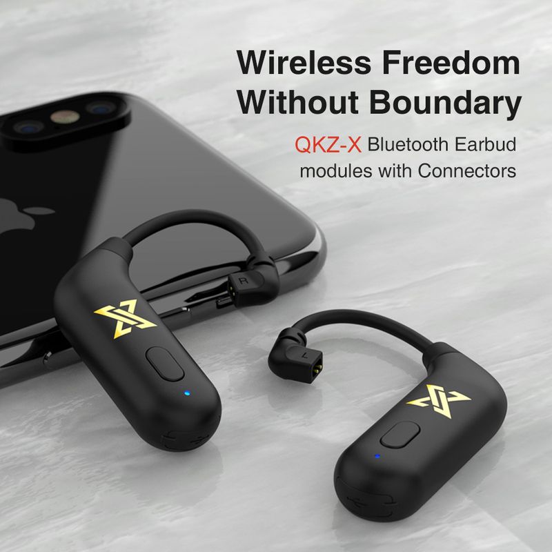 Module de mise à niveau Bluetooth QKZ-X Véritable câble de mise à niveau Bluetooth binaural sans fil Module Bluetooth 5.0 enfichable à 2 broches_voghion.com