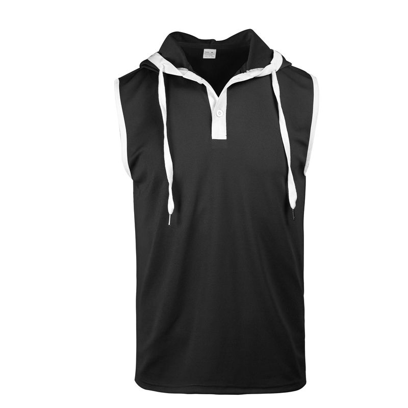 Men's Sleeveless Hooded Vest T-Shirt - Lightweight Summer Casual Top For Sports & Streetwear (6 Colors, S-XXXL)_voghion.com