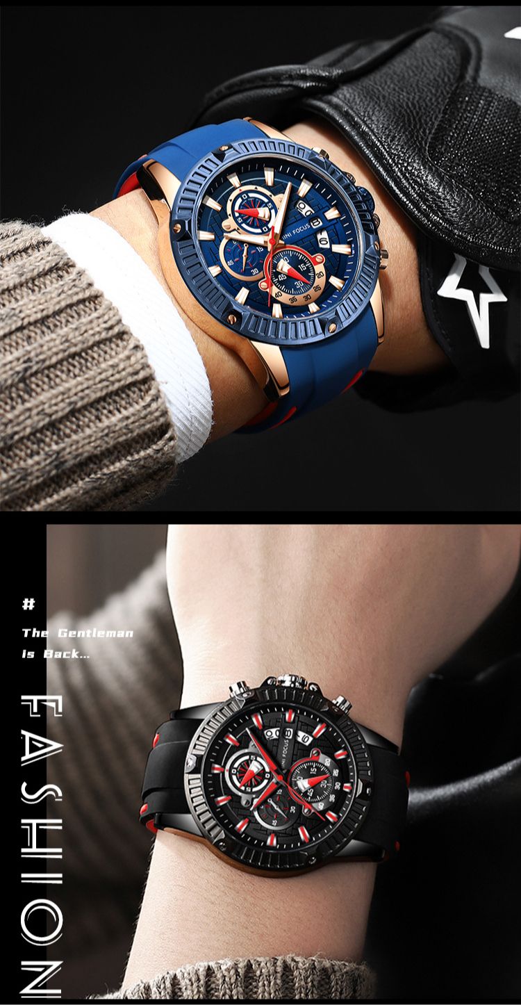 MINIFOCUS Multifunctional Watch Men's Watch Waterproof Quartz Watch Cross-border Popular Sports Watch 0244G_voghion.com