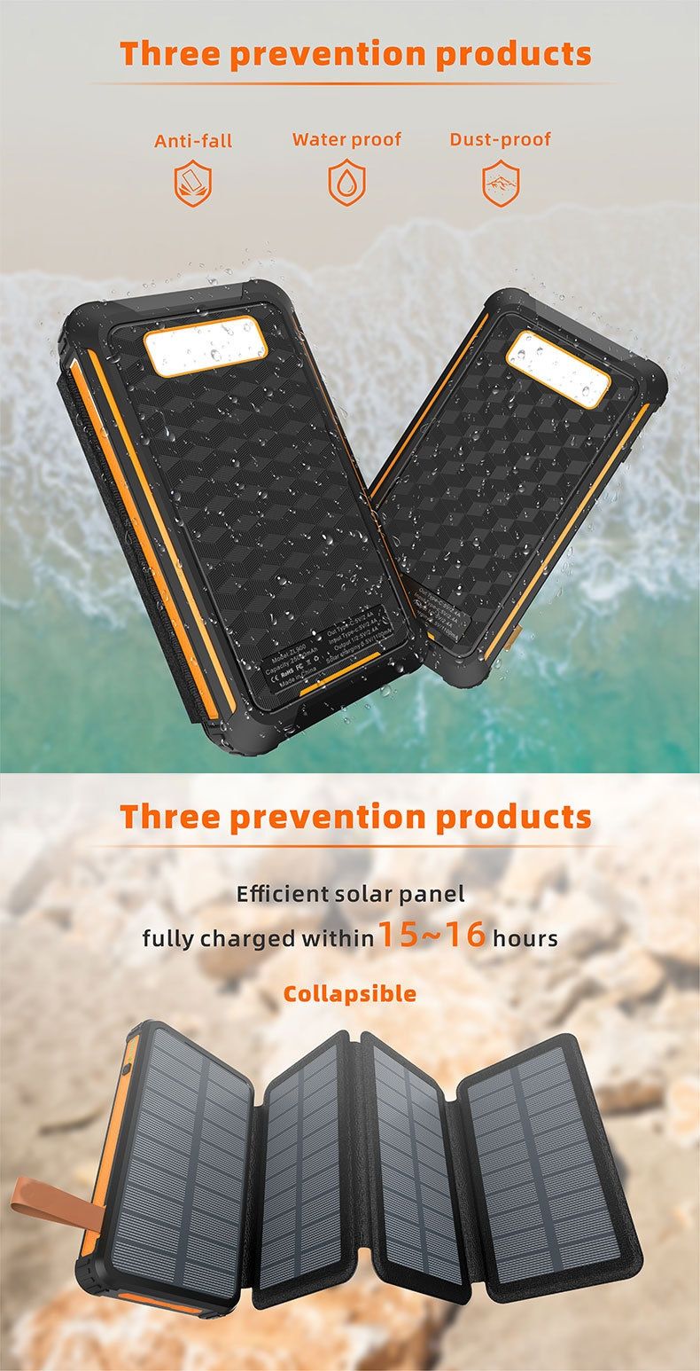 50704555550<=3 Grenzüberschreitende Solar-Beleuchtungsbank 20000mAh Hohe Kapazität Kabelloses Laden Tragbare wasserdichte mobile Stromversorgung für den Außenbereich_voghion.com