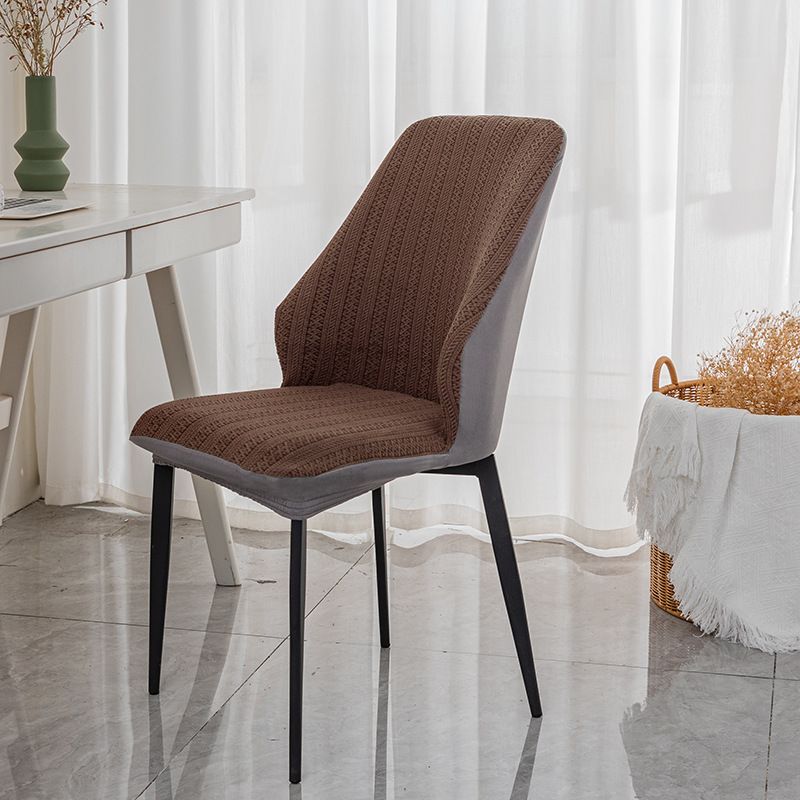 Coprisedia moderno in poliestere elasticizzato – Misura universale per sedie dalla forma unica (antiscivolo, resistente, antipolvere, decorativo)_voghion.com
