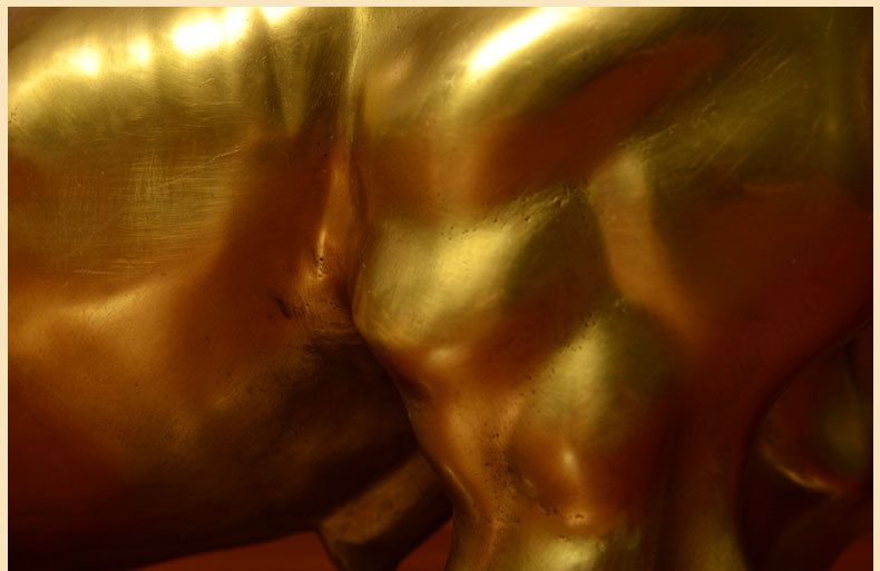 Taureau en Bronze Wall Street Wangshi Jinniu, bureau de négociation d'actions, cadeau artisanal en cuivre, taureau de Fortune, ornements en Bronze_voghion.com