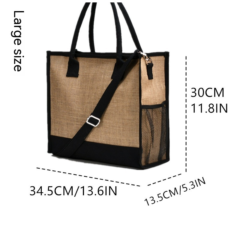 Nuova borsa a tracolla in tela con grande capacità Borsa a tracolla alla moda alla moda Borsa a tracolla staccabile per uomo e donna_voghion.com