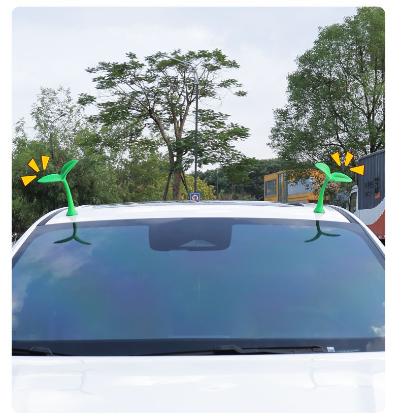 Decorazione del tetto dell'auto 3D Stereoscopico Alberelli in vendita, graziosi accessori esterni anticollisione, adesivi per auto, piccoli_voghion.com