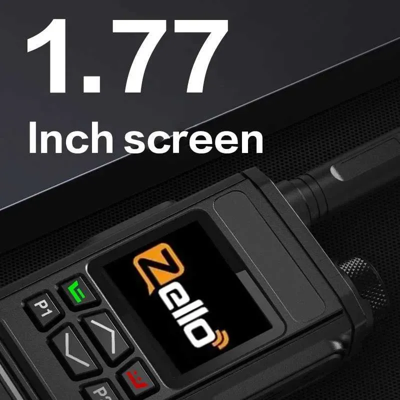 Lepsza jakość Zello 4g Karta SIM Sieć WiFi Telefon komórkowy Radio Duży zasięg 100 mil Profesjonalny POC Walkie Talkie X250129_voghion.com