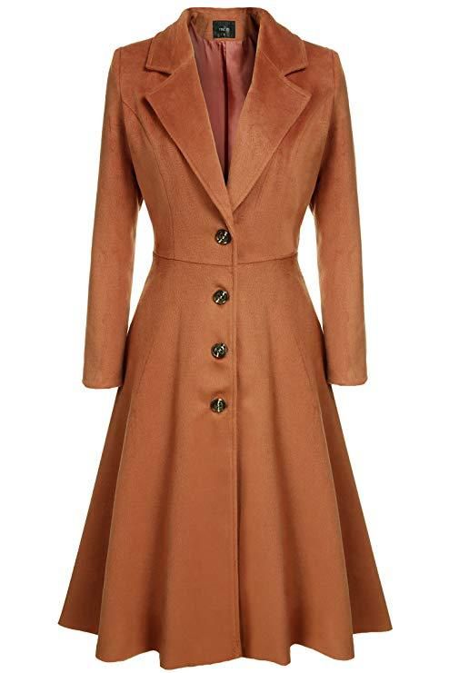 Women's Fashion Foreign Trade 2018 Autumn New Women's European And American Single-Breasted Sleeve Fashion Casual Long Trench_voghion.com