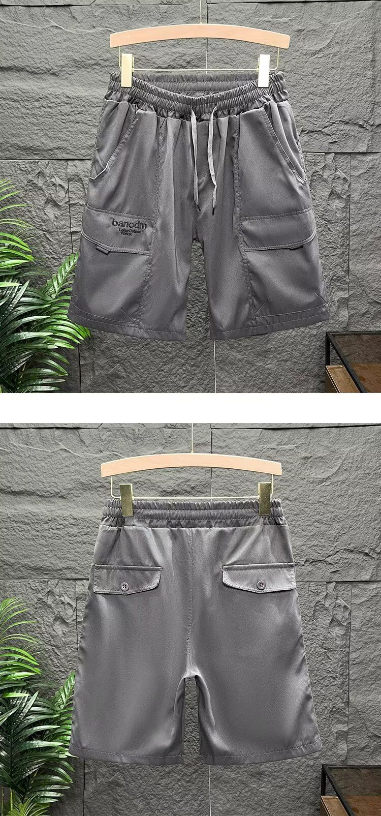 Men's Casual Jogger Shorts - Lightweight Summer Streetwear With Relaxed Fit, Multiple Colors & Extended Sizes (S-5XL)_voghion.com