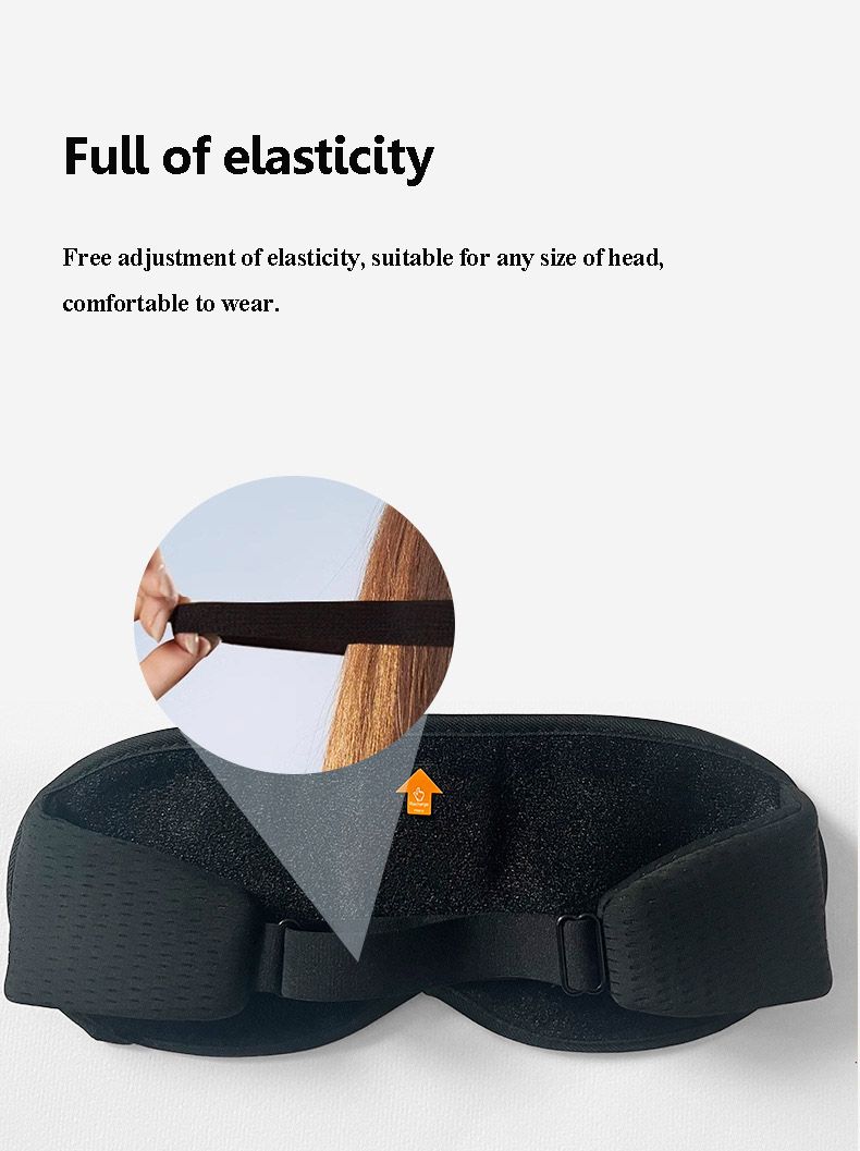 Cuffie per dormire wireless 3D, morbide, lavabili, con mascherina per gli occhi, auricolari Bluetooth 5.4 per chiamate in vivavoce_voghion.com