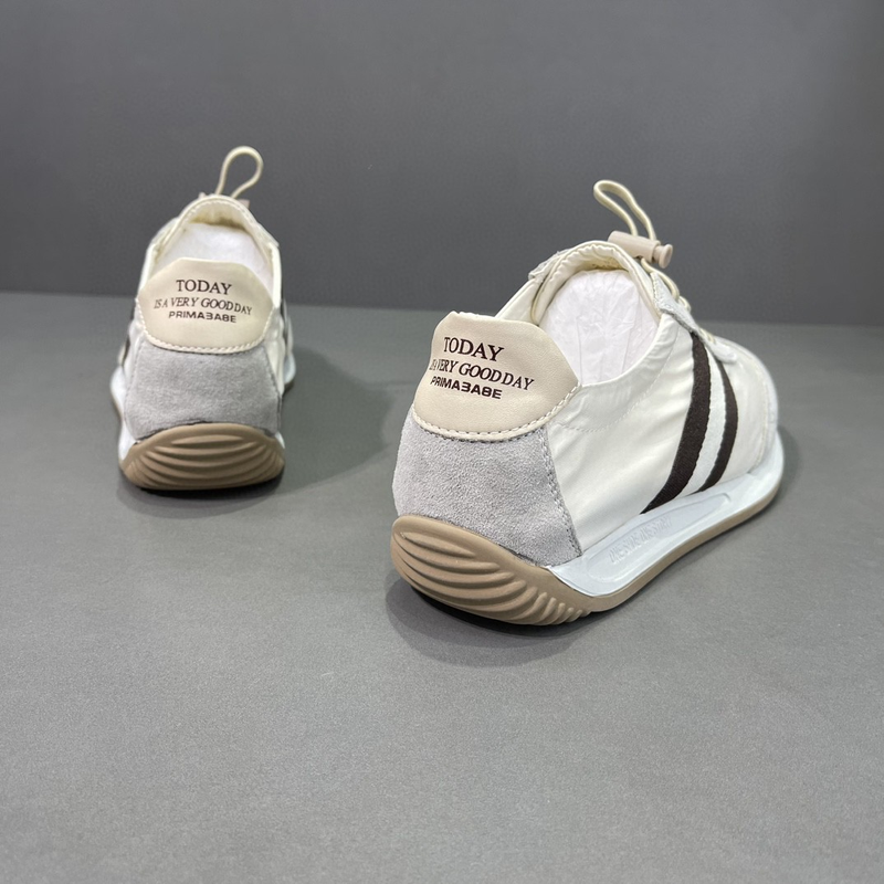 Printemps nouveau décontracté Forrest Gump couche supérieure en peau de vache léger luxe petites chaussures pour hommes blanches_voghion.com