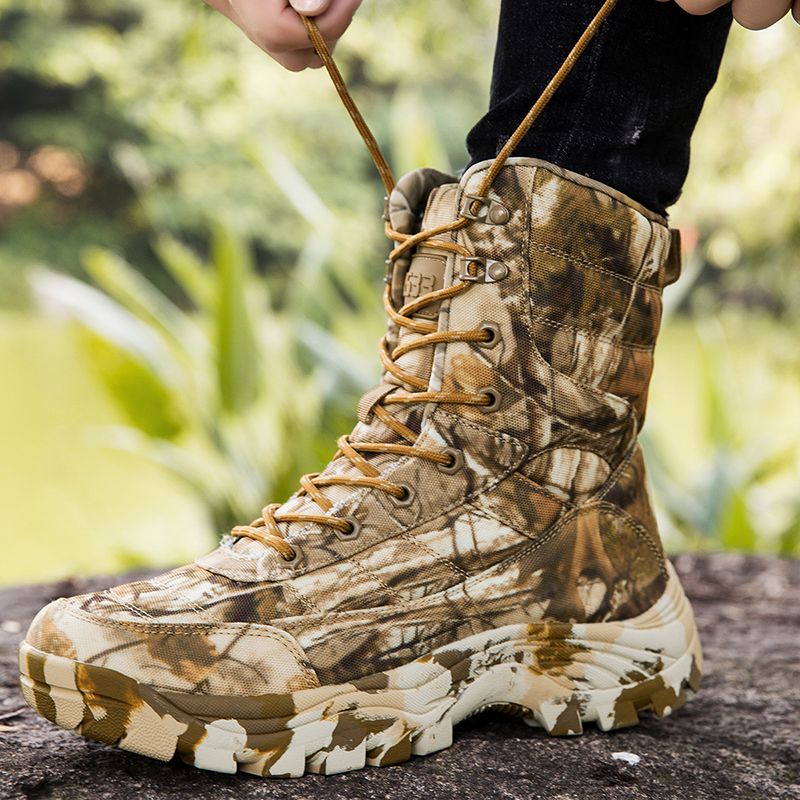 Outdoor Mountaineering Breathable Stream Walking Shoes Casual Men's Shoes Hiking Shoes Large Size Shoes_voghion.com