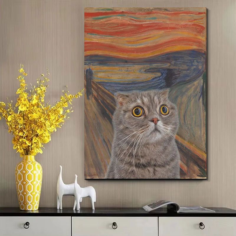 European Classical Living Room Decorative Restaurant Hanging Abstract Art Canvas Home High-Definition Painting Core_voghion.com