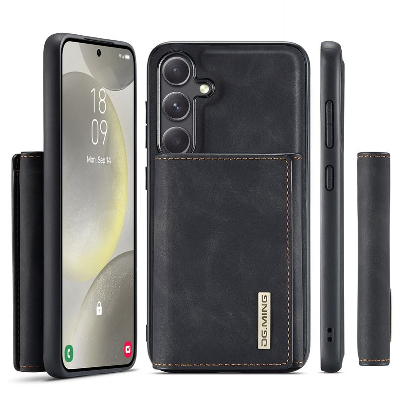 M1 per Samsung S24 Plus custodia per telefono portafoglio magnetico retrò S24 custodia protettiva portafoglio diviso due in uno_voghion.com