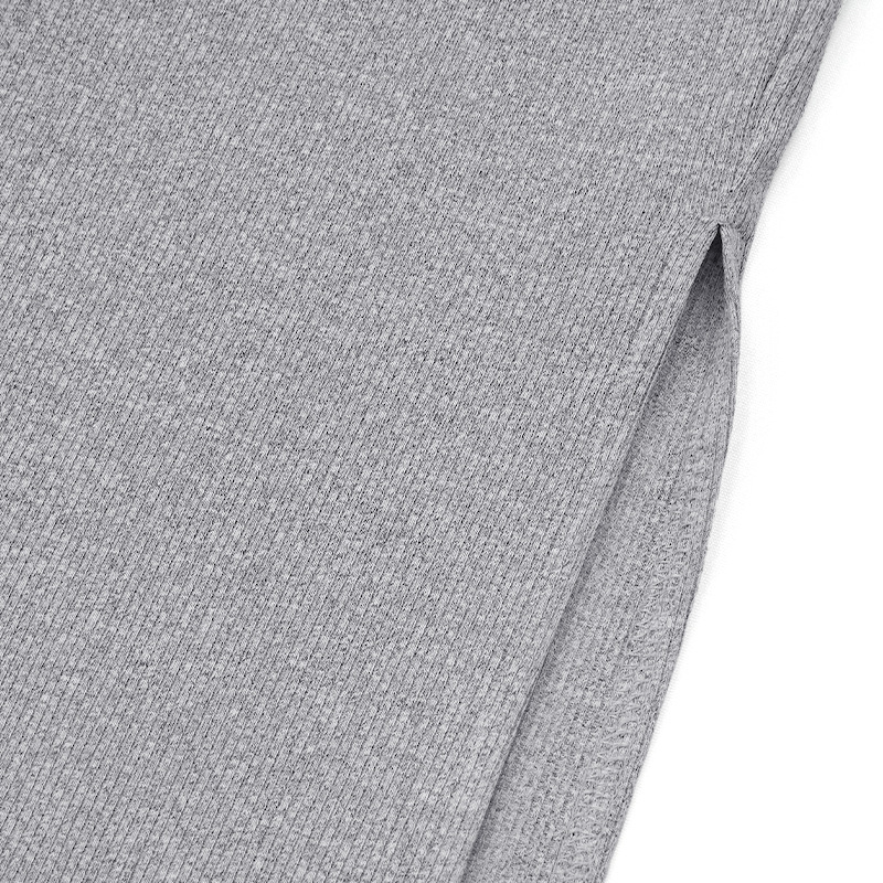 Women's knitted pit strip solid color fashion casual suit_voghion.com