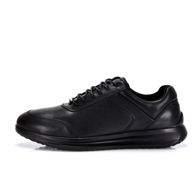 Round Toe Top Layer Cowhide Leather Four Seasons Comfortable Durable Business Casual Elegant Men's Trendy Shoes_voghion.com