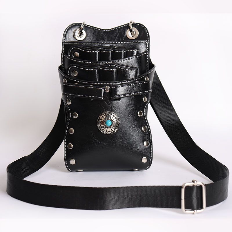 Borse funzionali Saldi Nuovo stile Tendenza Borsa per forbici da parrucchiere Borsa per attrezzi da parrucchiere Borsa a tracolla multifunzionale per parrucchiere_voghion.com