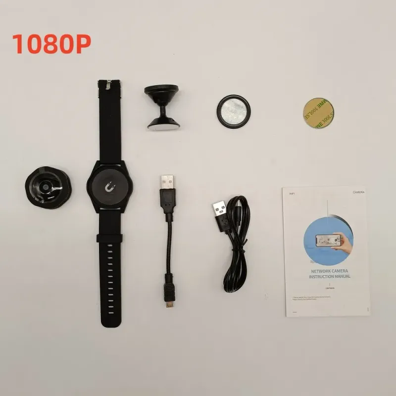 Mini telecamera HD 4K 1080p Wifi Smart Home IP Webcam Sorveglianza remota Micro videocamera portatile Visione notturna Invisibile_voghion.com