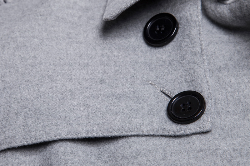 Spring Men's Long Tweed Coat Trench Coat_voghion.com