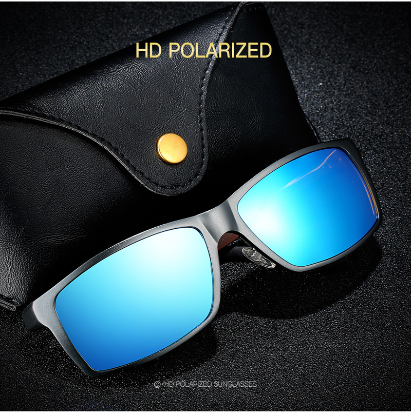 Neue polarisierte Sonnenbrille XY160 aus Aluminium-Magnesium-Serie für Herren aus Kohlefaser mit Fußseide-Zubehör_voghion.com