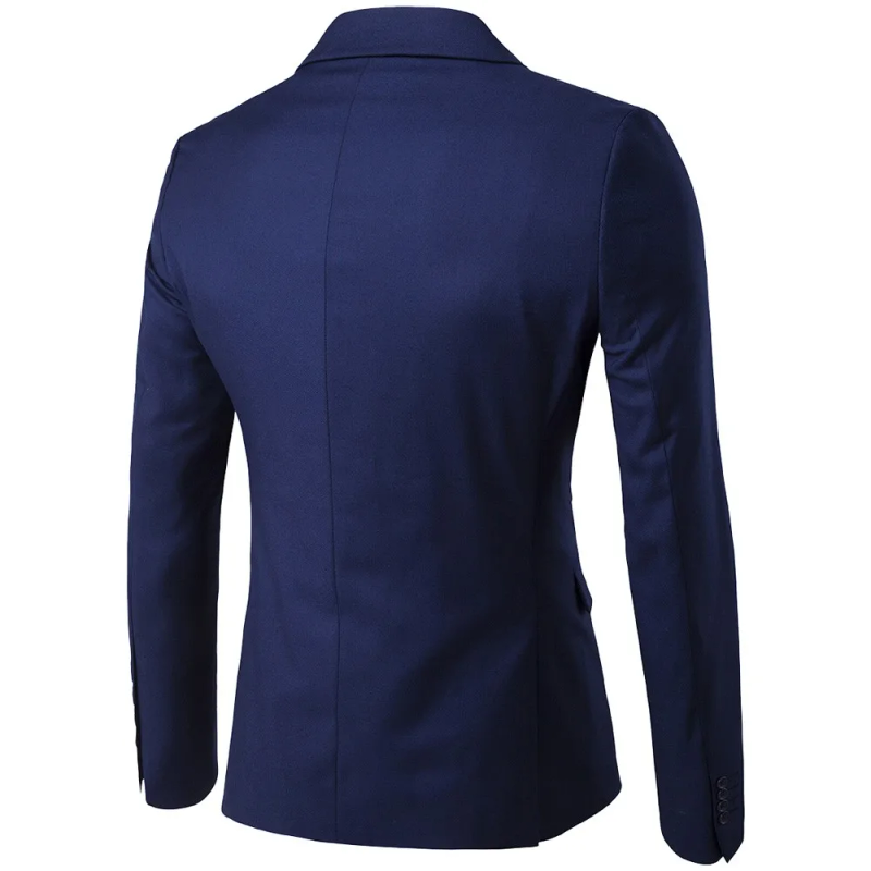 Mercúrio masculino blazers 3 peças define eleant 2 ternos weddin jaquetas de negócios colete calças casacos azuis 2024 formal coreano livre_voghion.com