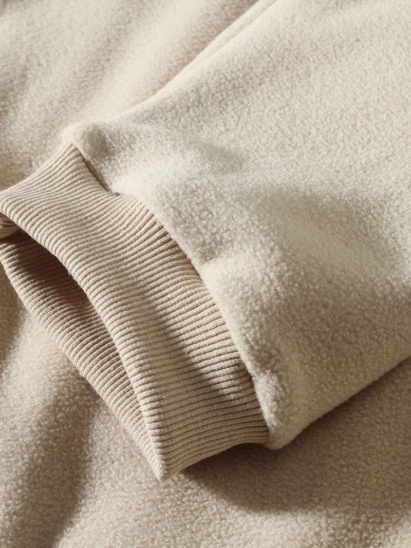 Chaqueta informal con capucha y cremallera para hombre - Sudadera ligera con cuello alto y forro polar para otoño e invierno (gris, negro, verde, beige)_voghion.com