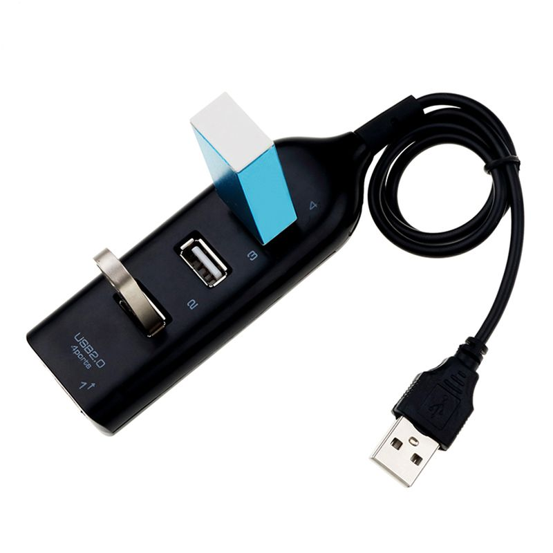 4 Ports Hochgeschwindigkeits-USB 2.0-Erweiterungs-Hub-Splitter-Adapter für PC-Laptop-Computer_voghion.com