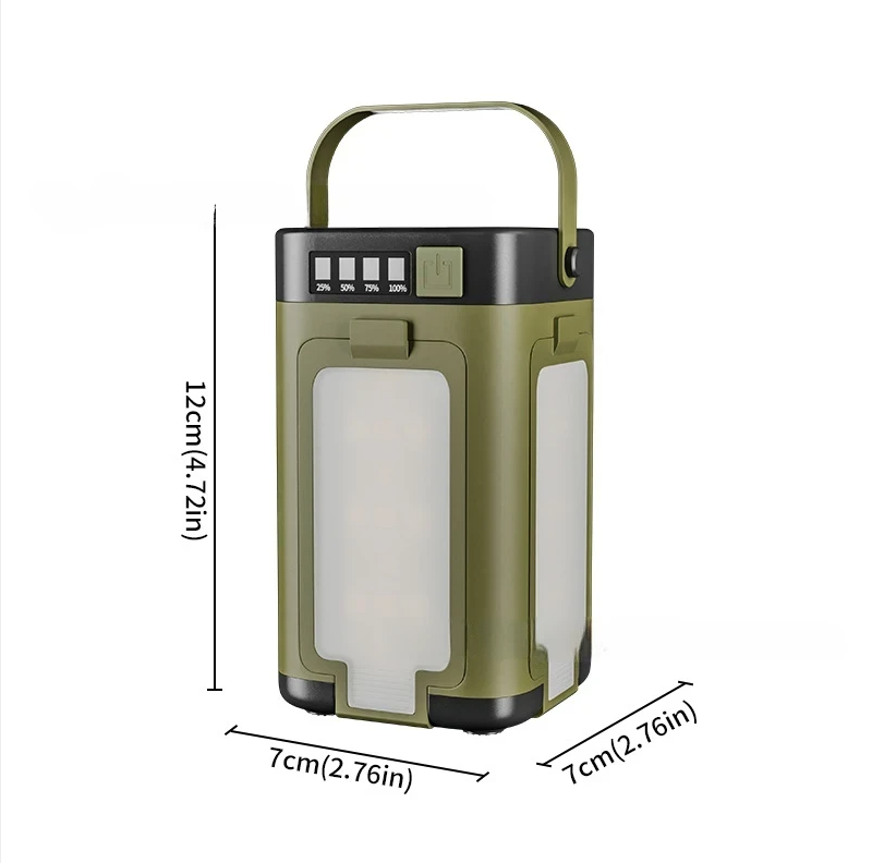 New Multi-Functional Outdoor Camping Light With Solar Powered Four-Leaf Folding Design For Atmosphere_voghion.com