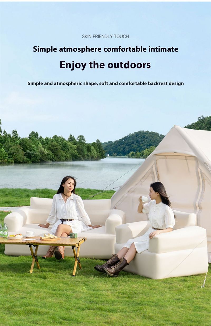 Lohascamping Outdoor Inflatable Air Sofa Portable WaterProof Lazy Sofa Backyard Home Travel Camping Picnic Relaxation Chair_voghion.com