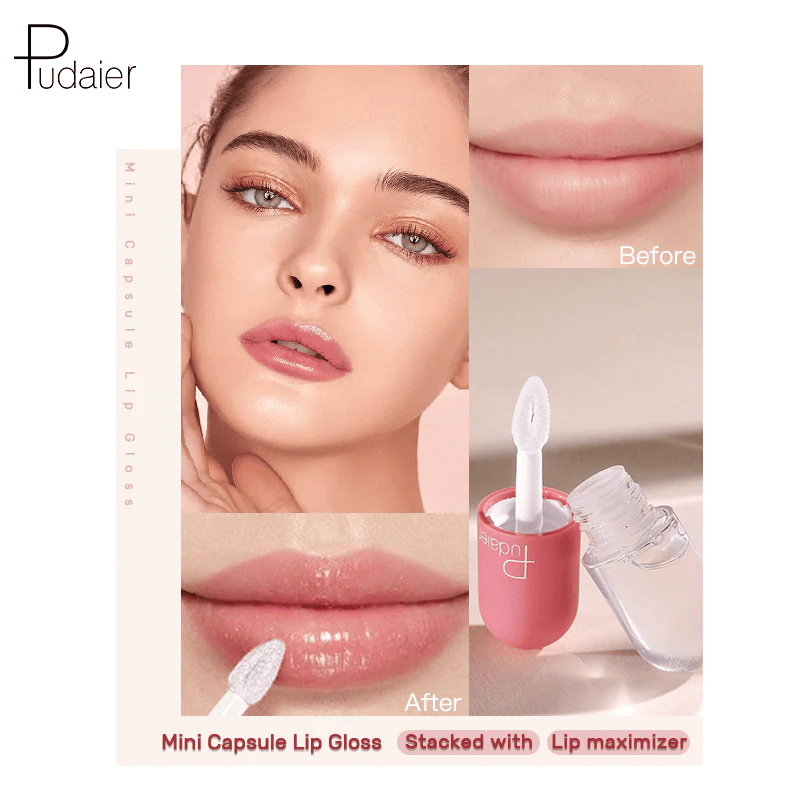 PUDAIER® Lip Gloss - Color 01# Temperature Change_voghion.com