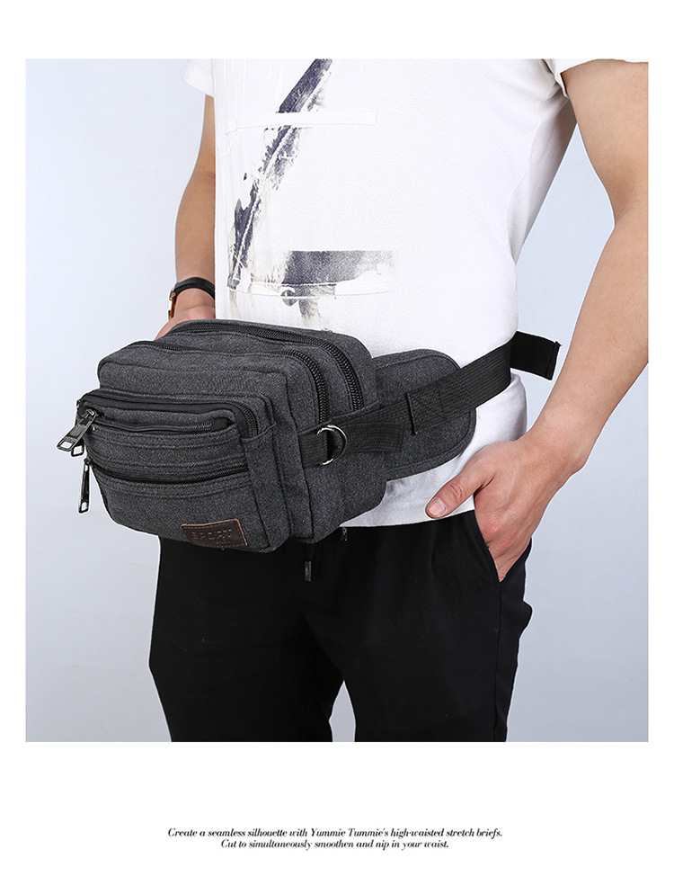 Neue Outdoor-Mode Sport Taille Tasche Multi-Use männer Atmungsaktive Leinwand Taille Tasche Radfahren Taktik männer Taille Tasche handy Tasche_voghion.com