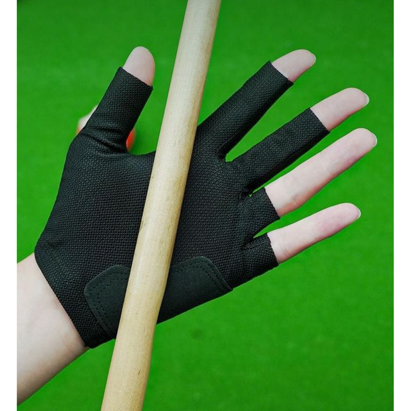 Zhunshen Billardhandschuhe für Damen, hochwertiges Design, drei Finger, dünn, atmungsaktiv, professionell, rutschfest, abriebfest_voghion.com