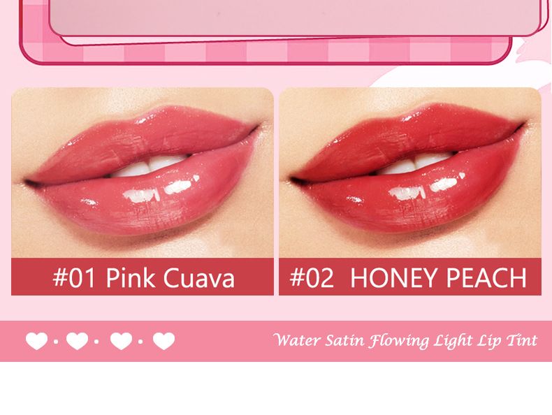 Brilho labial Penifen Batom aquarela Streamer à prova d'água Blush líquido hidratante à prova d'água Espelho à prova d'água Vidro Esmalte labial líquido_voghion.com