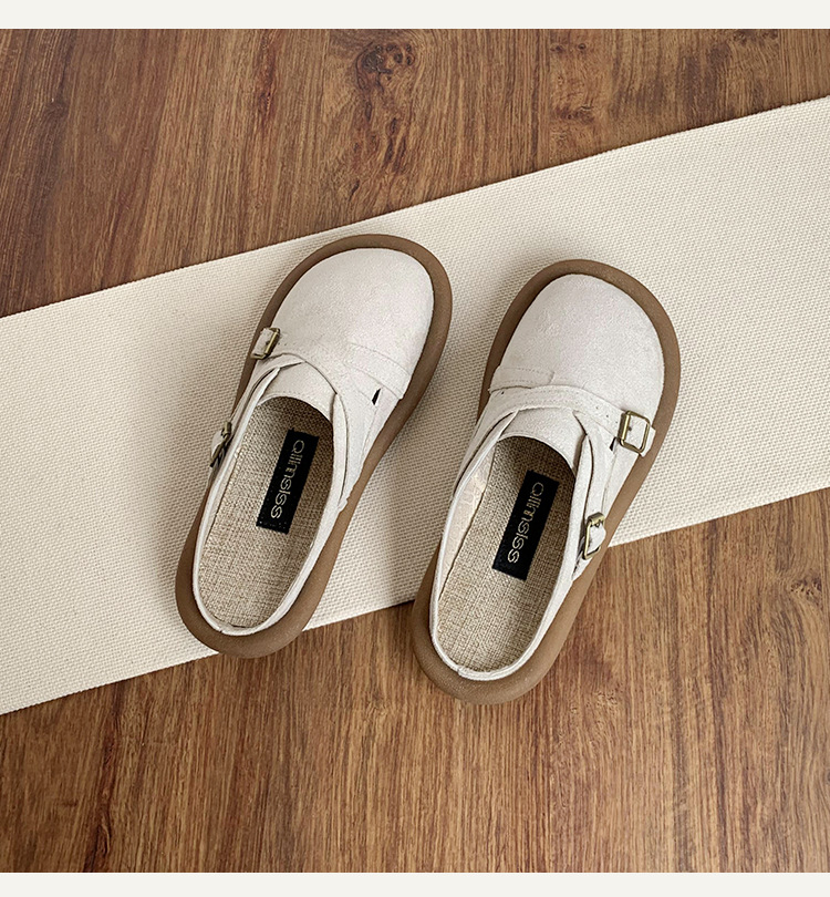 Baotou halve slippers, zachte zolen voor dames, zomer, Birkens, 2023, nieuwe, ademende, sandalen van katoen en linnen, veelzijdige slippers, bovenkleding_voghion.com