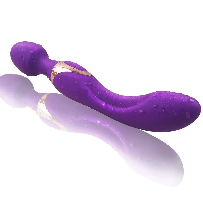 Eros Lab Cross-border AV Vibratore a doppia testa per orgasmo, vibratore per massaggio, masturbatore femminile, produttore diretto di giocattoli sessuali per adulti_voghion.com