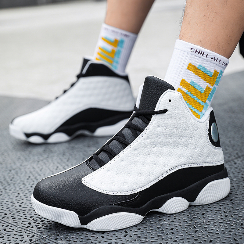 3 Basketball Men Casual Large Size 47 Sports Students High-top Running For Big Kids Practical Training Shoes_voghion.com