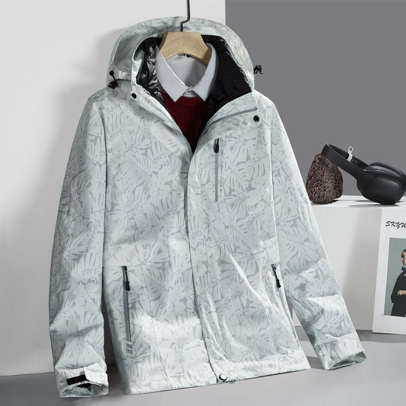 Winter Men And Women Yurong Soft Shell Two-Piece Set Couple Fleece Thickened Coat Outdoor Skiing Mountaineering Jacket_voghion.com