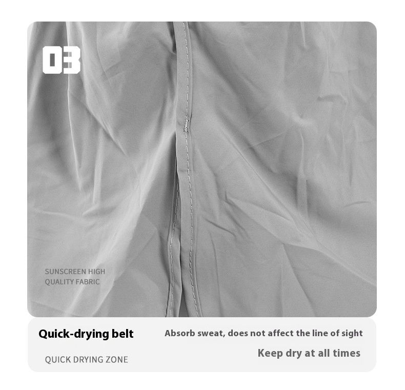 Outdoor UV-bescherming snel drogende hoed zomer zonnehoed jungle hoed vissershoed vissershoed_voghion.com
