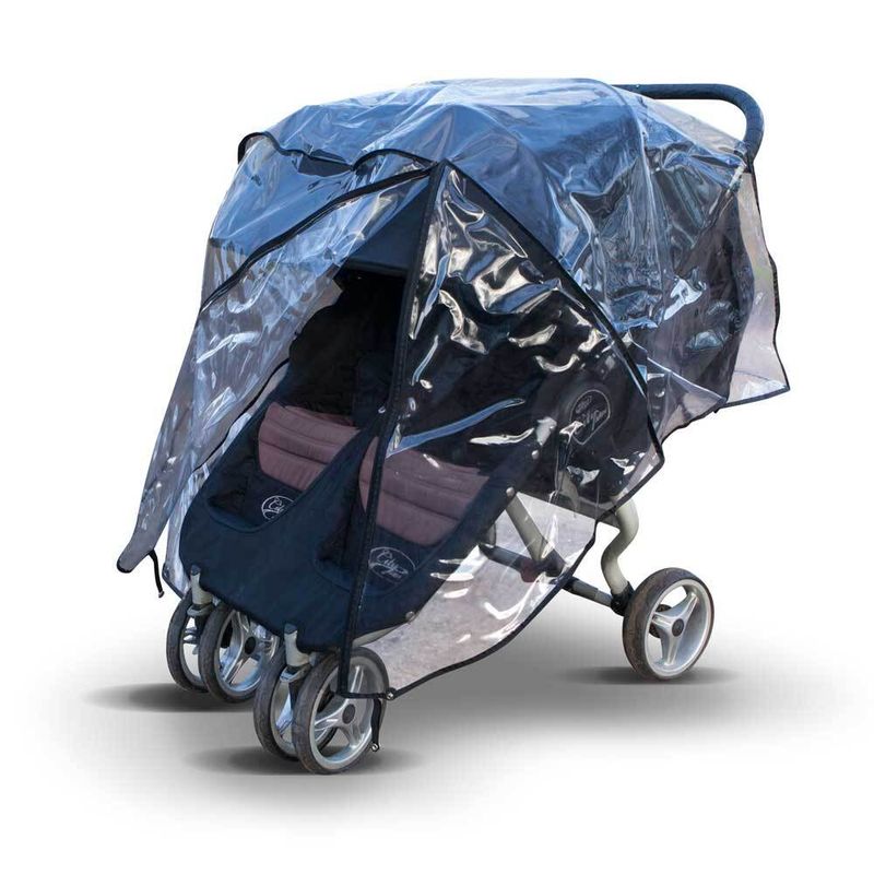 Raincover For Red Kite Push Me Twini, Made In The UK From Clear Supersoft PVC_voghion.com
