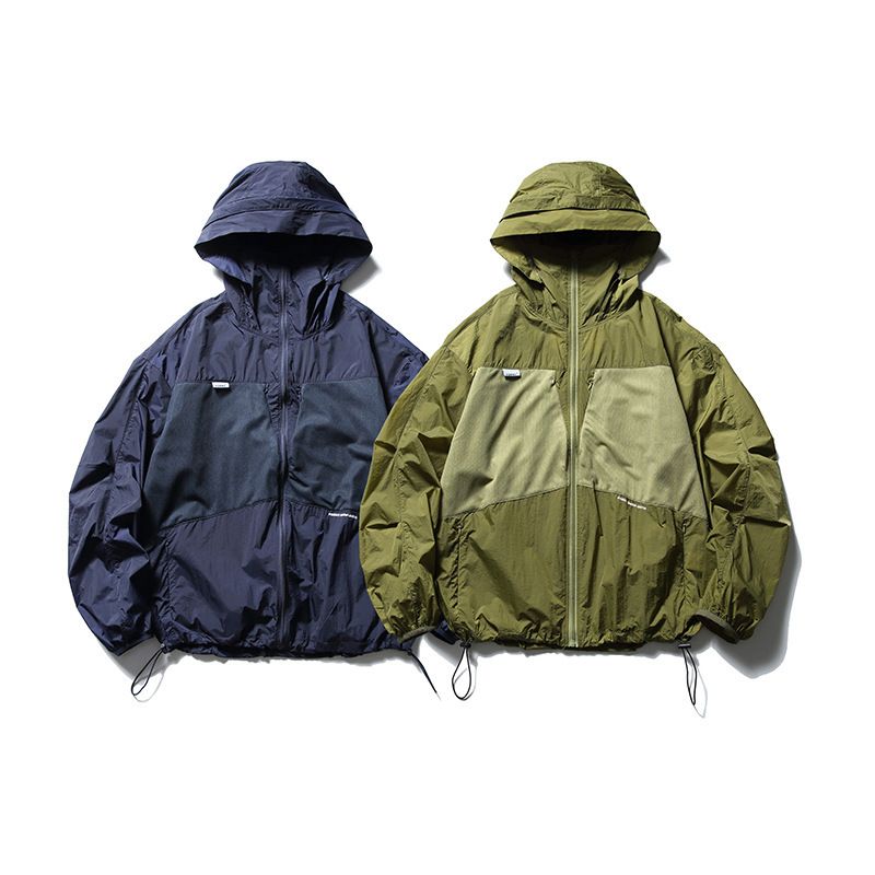 Unbeatable Quality ATBORDER 2024 Summer New Outdoor Color Contrast Hooded Breathable Skin Casual Loose Sunscreen Clothing For Men_voghion.com