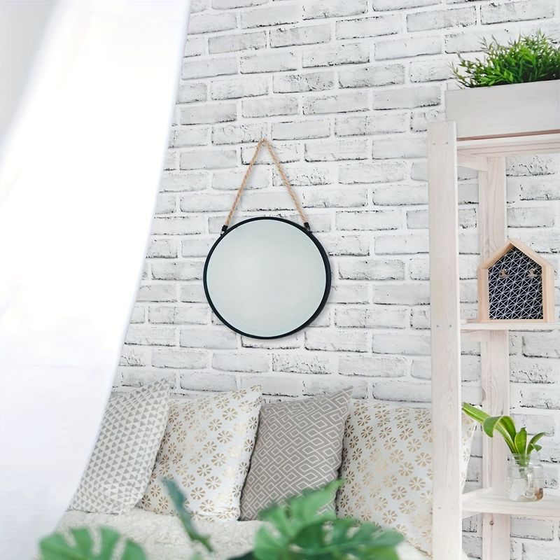 Neue Stil Kalk Weiß Ziegel Schlafzimmer Wohnzimmer Abnehmbare Dekorative Wasserdichte Selbst-klebe Tapete_voghion.com