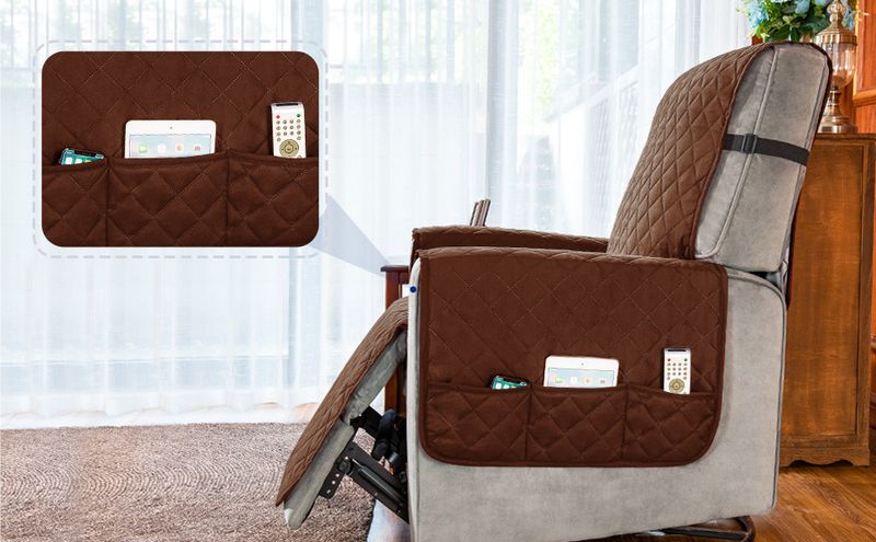 Fodera impermeabile per cuscino per chaise longue – Misura universale per divani e poltrone reclinabili a 4 posti (antiscivolo, elasticizzata, lavabile in lavatrice – 8 colori neutri)_voghion.com