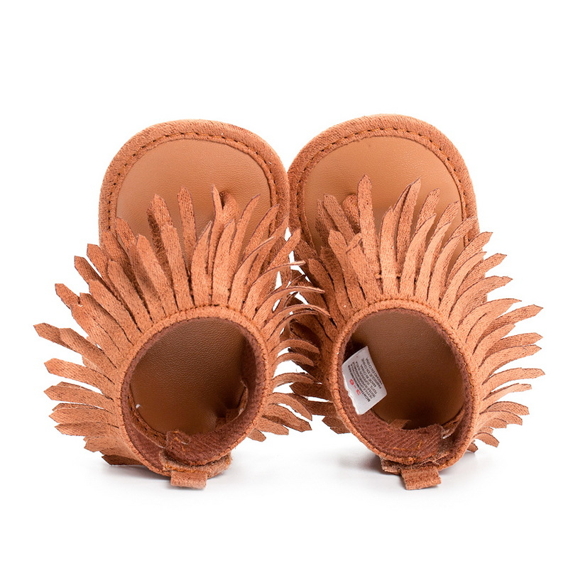 Sommer Flip-Flop Quaste Baby Mädchen Sandalen Babyschuhe 0-1 Jahr altes Baby Kleinkind Schuhe Hallenschuhe Babyschuhe_voghion.com